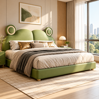 Orellia Leather Bed Frame