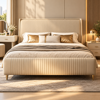 Veylisse Leather Bed Frame