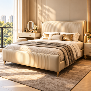 Veylisse Leather Bed Frame