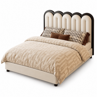 Almessa Leather Bed Frame