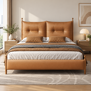 Fervia Leather Bed Frame