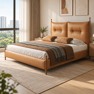 Fervia Leather Bed Frame