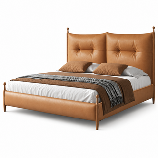 Fervia Leather Bed Frame