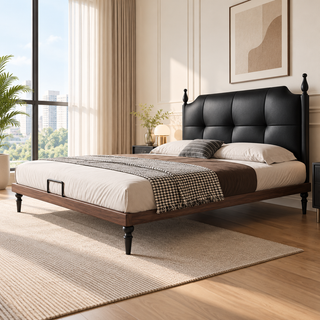 Brivora Leather Bed Frame