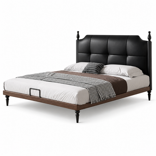 Brivora Leather Bed Frame
