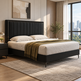Tavrissa Leather Bed Frame