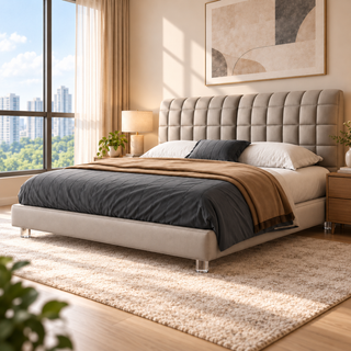 Ferlena Leather Bed Frame