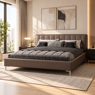 Kermira Leather Bed Frame