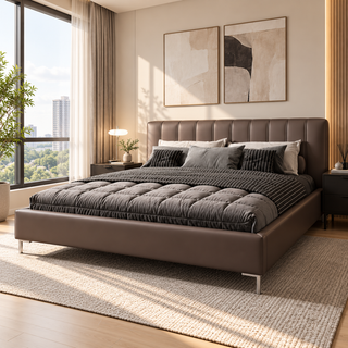 Kermira Leather Bed Frame