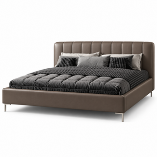 Kermira Leather Bed Frame