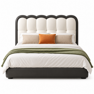 Veyrina Leather Bed Frame