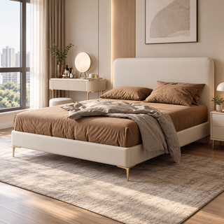 Brivian Leather Bed Frame