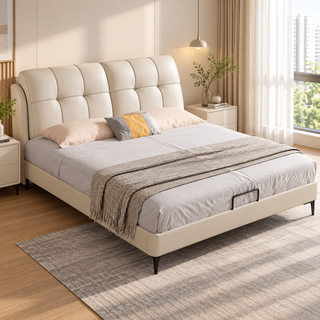 Cormel Leather Bed Frame