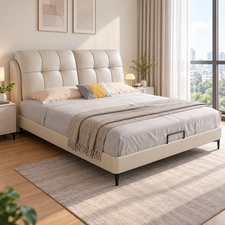 Cormel Leather Bed Frame