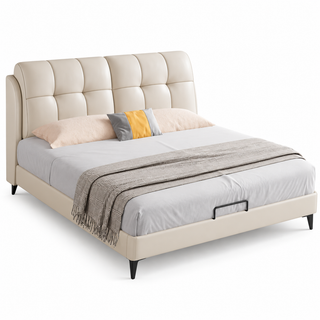 Cormel Leather Bed Frame