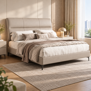 Darven Leather Bed Frame