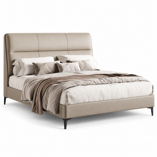 Darven Leather Bed Frame