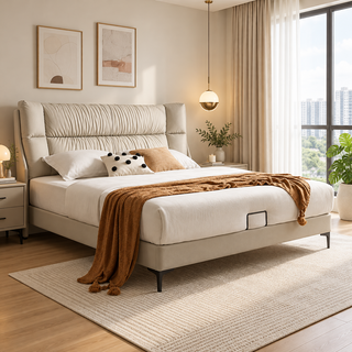 Ferlin Leather Bed Frame
