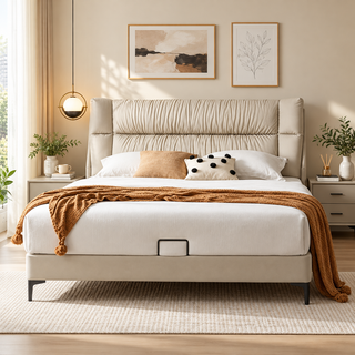 Ferlin Leather Bed Frame