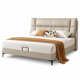 Ferlin Leather Bed Frame
