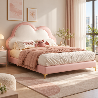 Lorvico Leather Bed Frame