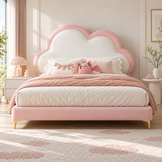 Lorvico Leather Bed Frame