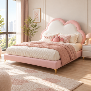 Lorvico Leather Bed Frame