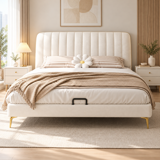Veylian Leather Bed Frame
