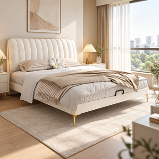 Veylian Leather Bed Frame