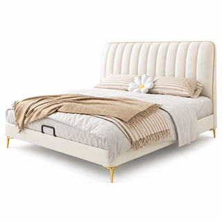 Veylian Leather Bed Frame