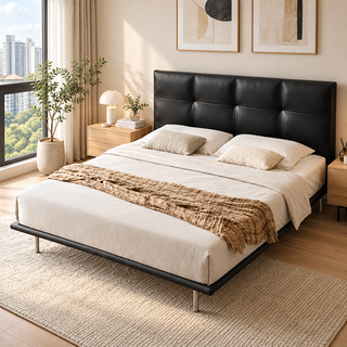 Vamoren Leather Bed Frame