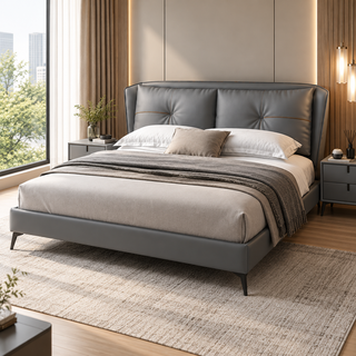 Quilora Leather Bed Frame