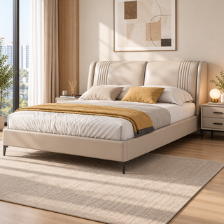 Tersavio Leather Bed Frame