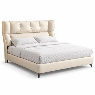 Cadrino Leather Bed Frame