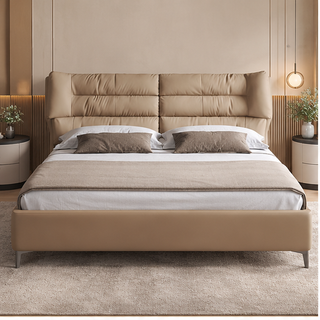 Feronia Leather Bed Frame