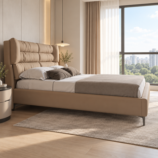Feronia Leather Bed Frame