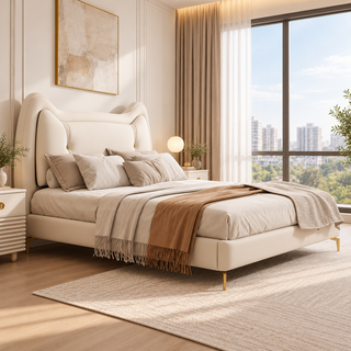 Mavrielle Faux Leather Bed Frame
