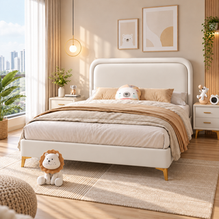 Orventis Leather Bed Frame