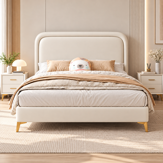 Orventis Leather Bed Frame