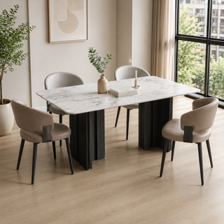 Noverio Dining Set (1+4)
