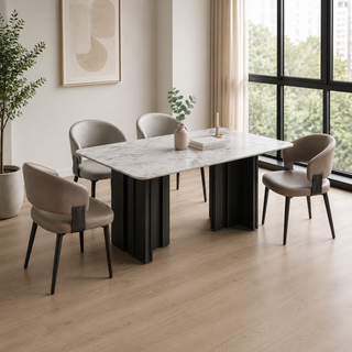 Noverio Dining Set (1+4)