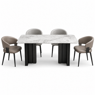 Noverio Dining Set (1+4)
