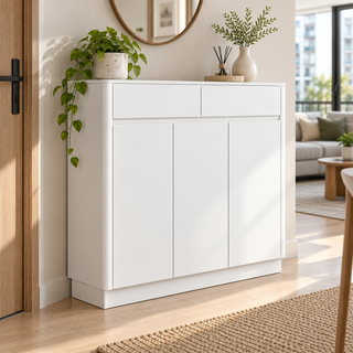 Harvella 3-Door Shoe Cabinet (105cm)
