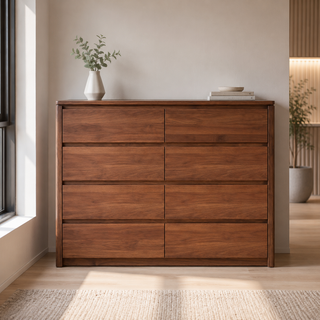 Damarion Wooden Chest of Drawer (8 Drawers)