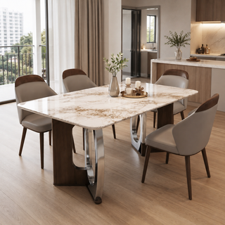 Holvessa Marble Dining Table