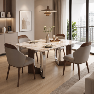 Holvessa Marble Dining Table