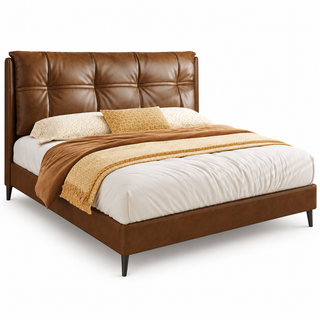 Darlisse Leather Bed Frame