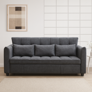 Melure Fabric Sofa Bed (180cm & 154cm)