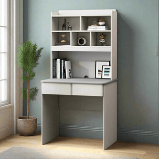 Megafurniture | Marielle Study Desk with Hutch (100cm) | Study Table