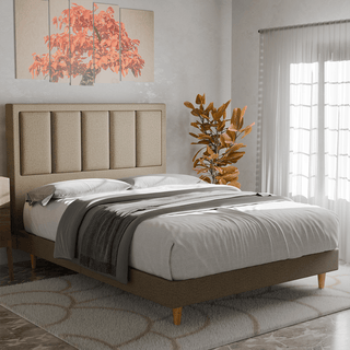 Megafurniture | Marley Fabric Bed Frame (Water Repellent) | Bed